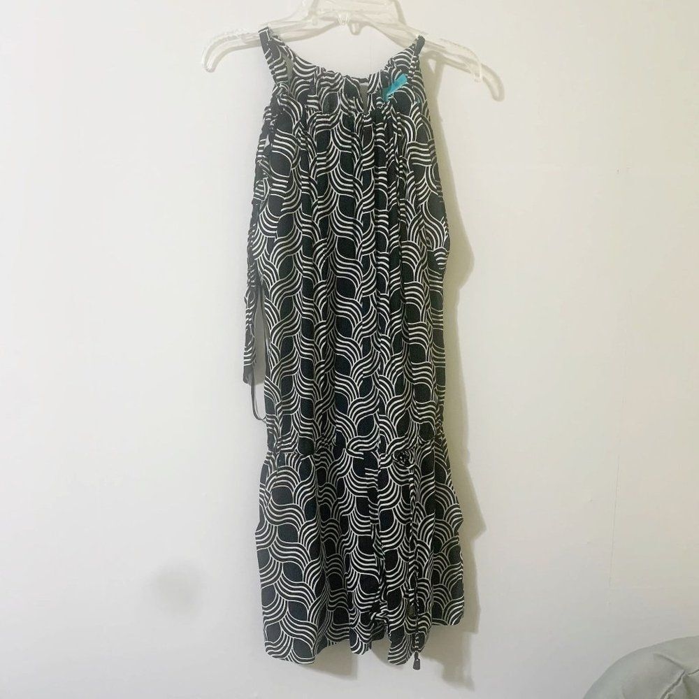 Escapada Size XS Black White Geo Printed Alice Romper Sleeveless Cruise NEW